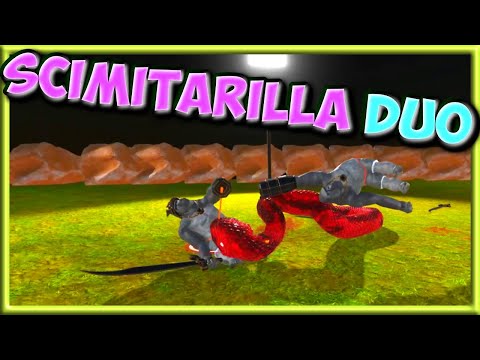 Scimitarilla Duo vs Every Unite 2v1 - Animal Revolt Battle Simulator