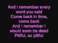 Blindside - Pitiful lyrics 