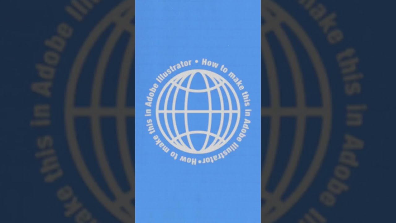 How to: Globe Icon in Adobe Illustrator! #graphicdesign #y2kaesthetic