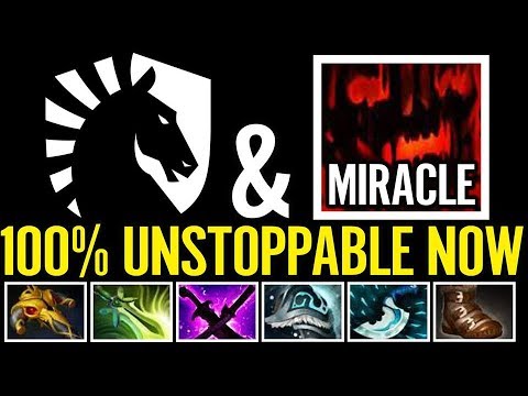 Miracle GENIUS Carry SF 100% Unstoppable Now Liquid Team DOTA 2