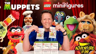 12 The Muppets Lego Minifigures Include Miss Piggy, Kermit, and more AdventureFun Toy review!