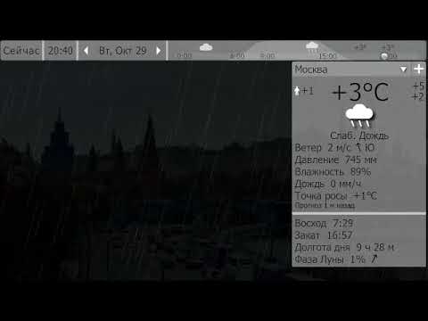 Погода. Москва. 28 - 31 октября 19 г.