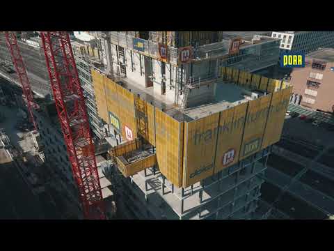 PORR SUISSE: Neubau Franklinturm - Zürich, Oerlikon - Hochhaus