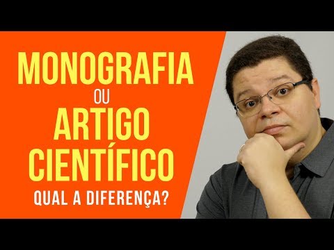Tipos de TCC: Diferença entre artigo cientifico e monografia