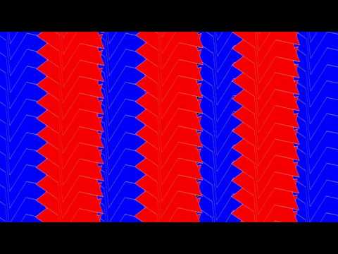 Club Visuals 868 - Red & Blue VJ loop