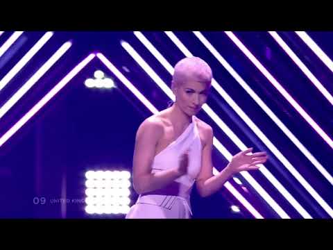 Eurovision: SuRie carries on after stage invasion