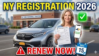 New York Registration Renewal 2026 | Fees, Deadline, Online Process & Requirements