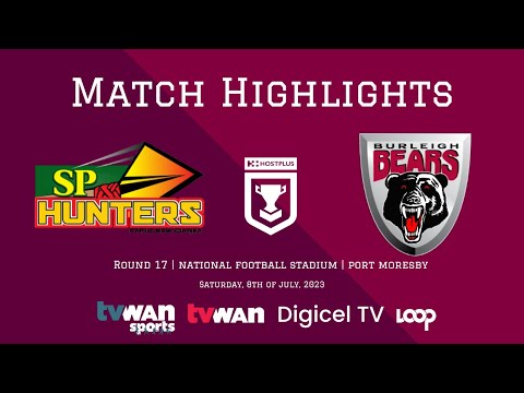 SP PNG Hunters v Burleigh Bears | Match Highlights | Round 17 2023