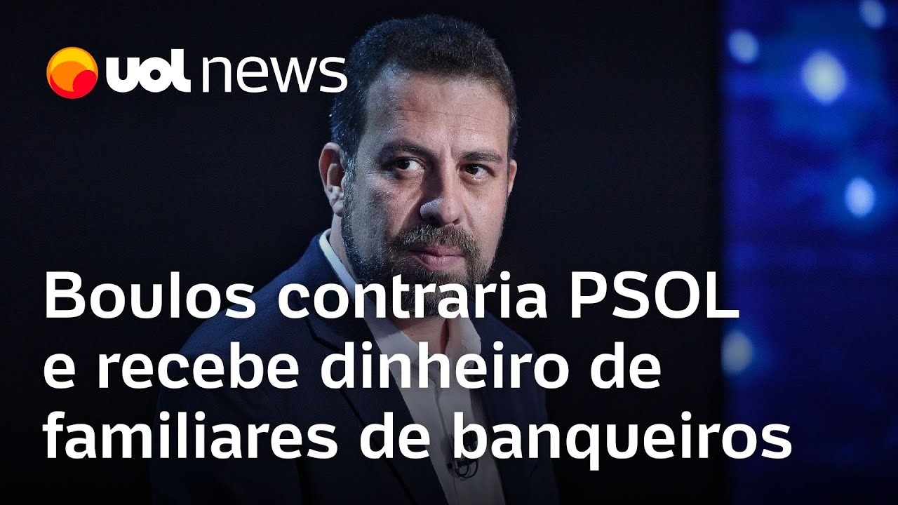 Boulos recebe R$ 600 mil de familiares de banqueiros para campanha e contraria regras do PSOL