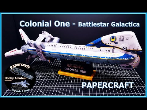 Colonial One Battlestar Galactica PAPERCRAFT