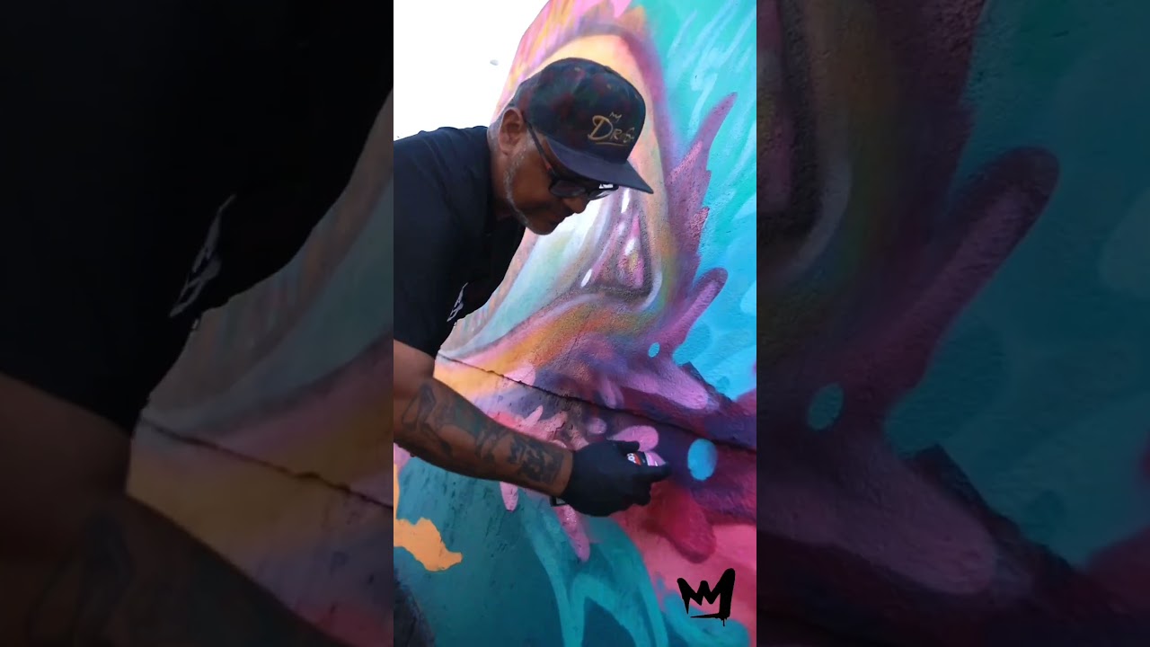 Médio Mural (Olho) - Grafite Daniel Drosh