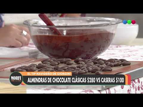 Cómo hacer almendras bañadas en chocolate - Morfi