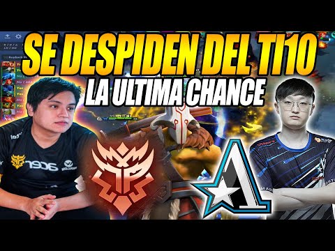 SE DESPIDEN DEL INTERNATIONAL 10!! THUNDER PREDATOR vs ASTER - GAME 1 - THE INTERNATIONAL 10 DOTA 2