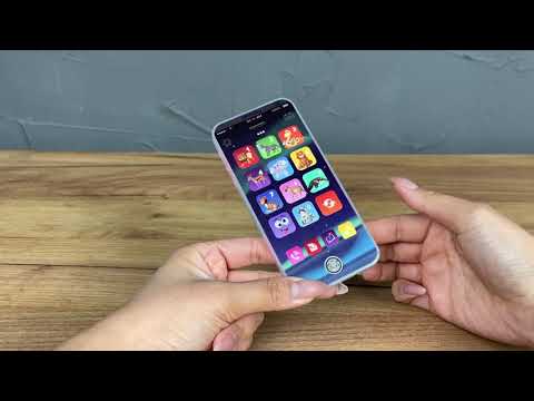 Музыкальный телефон WToys 16 сенсорных кнопок, свет, стихи, цифры, скороговорки, животные, звуки, от аккумулятора, провод Type-C (TK - 11206)