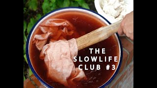 #3【ヨーロッパの暮らし】vlog｜彼女の仕事｜ナチュラルダイング｜インディゴ｜Natural dyeing ｜indigo ｜Dyeing with plants with atelier.von