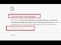 Fix The Web Page Might Be Temporarily Down Or It May Have Moved ERR CONNECTION ABORTED In Chrome
