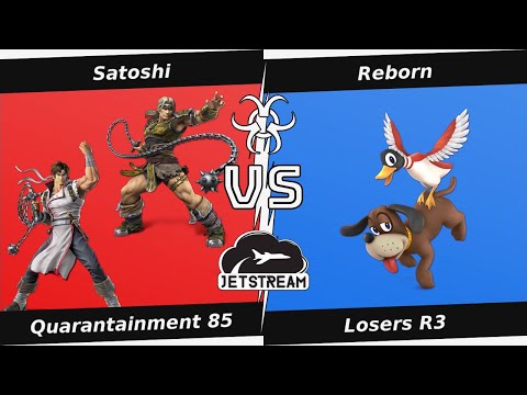 Quarantainment 85 Losers R3 - Satoshi (Richter, Simon) Vs Reborn (Duck Hunt) - SSBU