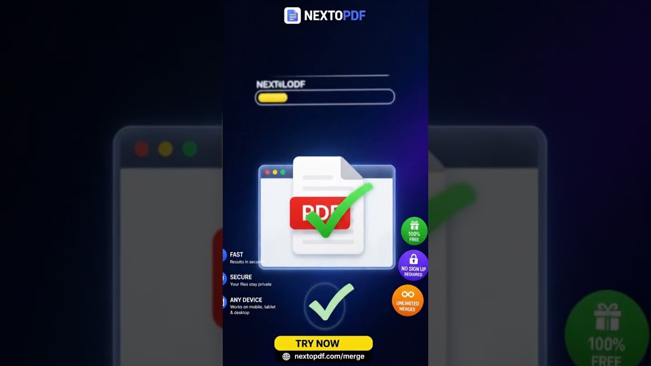 🚀 Merge your PDFs in just 1 click! 🔥#MergePDF