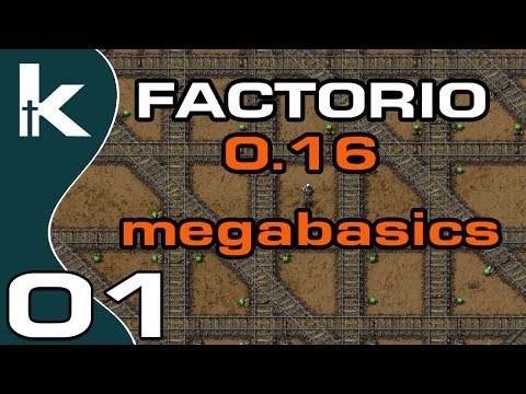 Factorio Megabasics - Ep 1 | Warming Up the Reactor | Factorio 0.16 Megabase Building