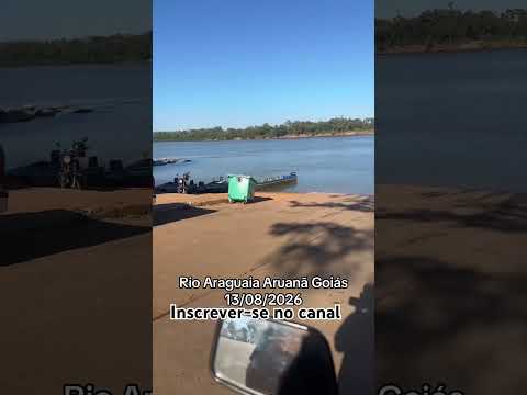 Rio Araguaia Aruanã Goiás #youtubeshorts #pescaria #pescacombambu #pesca #turismo #barcopesqueiro
