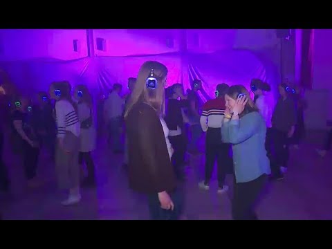 Auf einer „Silent Party“ in Hannover