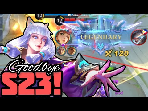 My Buffed Guinevere Feeds on Her Last Ranked Game of S23! [4K] | Amethyst Dance | MLBB
