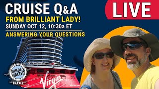 LIVE from Brilliant Lady Nor'Easter: Sunday Cruise Q&A | Oct 12, 10:30a ET