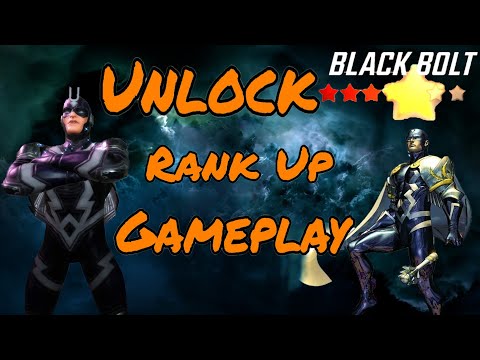 MSF | BLACK BOLT UNLOCK THE LEGENDARY King of the Inhumans | Plus RANK UP & GAMEPLAY | F2P Unlock