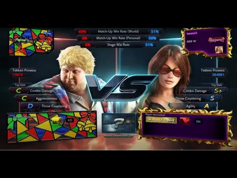 NFINITE Binchang (Bob) vs Kasuma13  (Katarina/Lars) - #T7OnlineChallenge: US West - Winners Semis