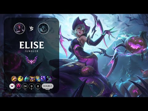 Elise Jungle vs Karthus - KR Master Patch 13.6