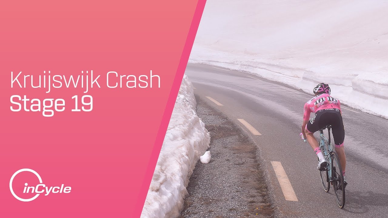 Kruijswijk Loses Time After Huge Crash | Giro d'Italia 2016 | inCycle - YouTube