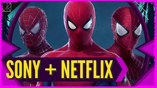 Homem Aranha na NETFLIX? - Sony e Netflix FAZEM PARCERIA | Filmes como MORBIUS e JUMANJI no catlogo