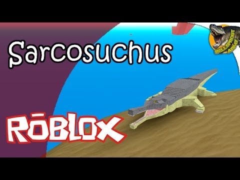 Sarcosuchus Dinosaur Simulator Roblox Gameplay Español - roblox dino sim halloween skins