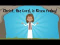Easter Hymn - Christ the Lord is Risen Today! For kids - with lyrics!