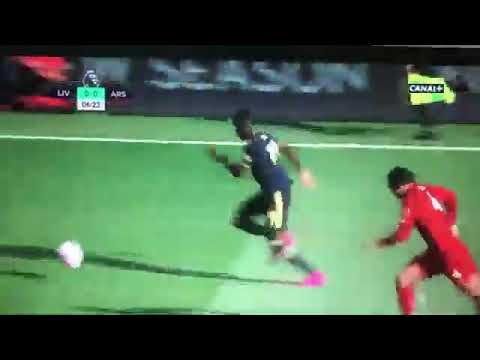 Nicolas Pepe Dribble Virgil Van Dijk! Liverpool 3-1 Arsenal