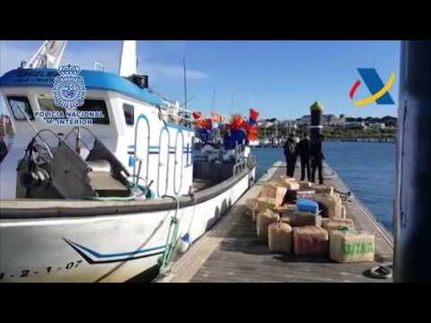 3 toneladas de hachís en una embarcación sin luces, en Huelva