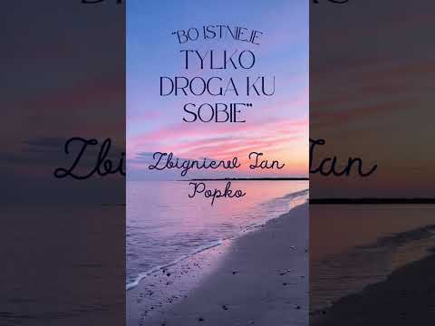 [Encyklopedia Wiedzy Duchowej] ???? "Bo istnieje tylko droga ku sobie…" Z. J. Popko  ???? https://www.popko.pl/  1️⃣???? https://www.yo