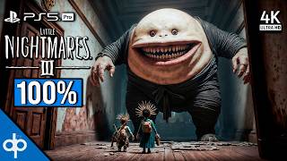 LITTLE NIGHTMARES 3 Full Game 100% Walkthrough (All Collectibles) | 4K 60FPS