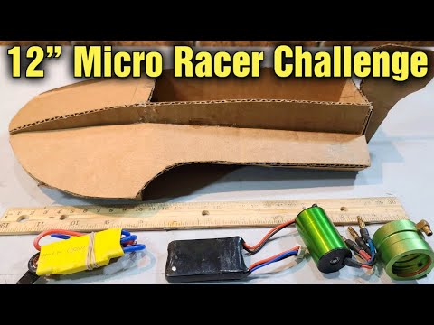12” Micro Racer Challenge 2022 - RC Boat Build - Fast Electric Rc Boat
