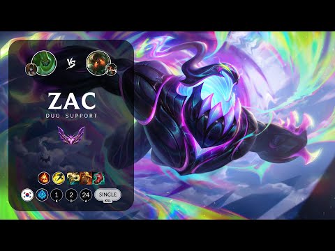 Zac Support vs Nautilus - KR Master Patch 13.20