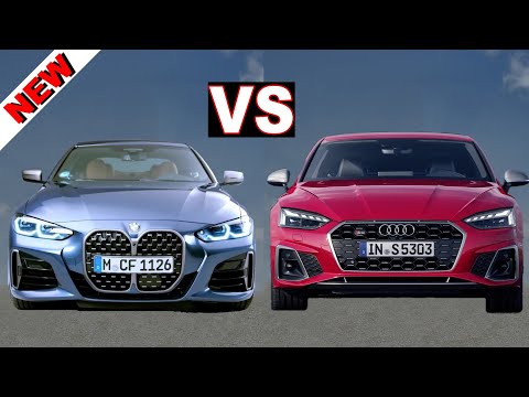 BMW M4 vs Audi S5 (2021 - 2020) New M440i vs S5. C Class Coupe Biggest Rival! (Walkaround Review)