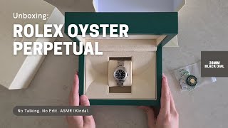 (ASMR) Rolex Oyster Perpetual 28mm Unboxing