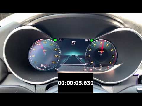 Mercedes c180 2019 0-100 km/h