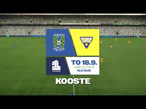 KOOSTE: Tampere United – OLS / Ykkönen / 18.9.2025 / Tammelan Stadion