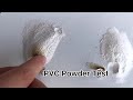 Test Of Pure PVC Resin Powder And Recycled PVC Resin Powder
