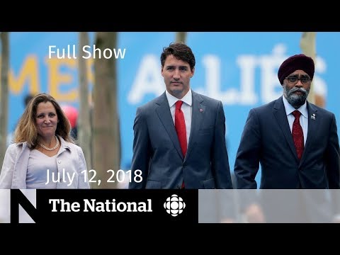 2018年7月12日（木）のナショナル。トロントの治安、オンタリオ州のセックスエド、エリック・ブラウン (The National for Thursday, July 12, 2018: Toronto Security, Ontario Sex Ed, Erik Brown)