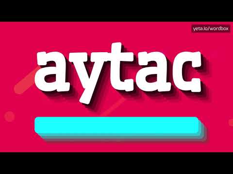 HOW PRONOUNCE AYTAC! (BEST QUALITY VOICES)
