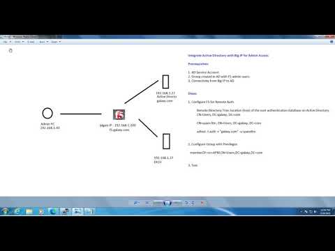 SecOpsTools - F5 BigIP Integrate with Active Directory for Admin Access