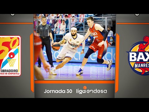 Monbus Obradoiro - Baxi Manresa (90 - 87) RESUMEN | Liga Endesa 2020-21