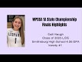 Calli Haugh MPSSA 1A State Championship Match Highlights